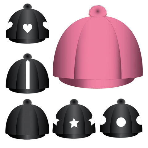 Equetech Custom Hat Silk. Pink