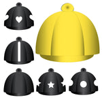Equetech Custom Hat Silk. Yellow