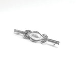Equetech Pearl and Horse shoe Stock Pin