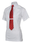 Shires Ladies Short sleeve Tie Shirt